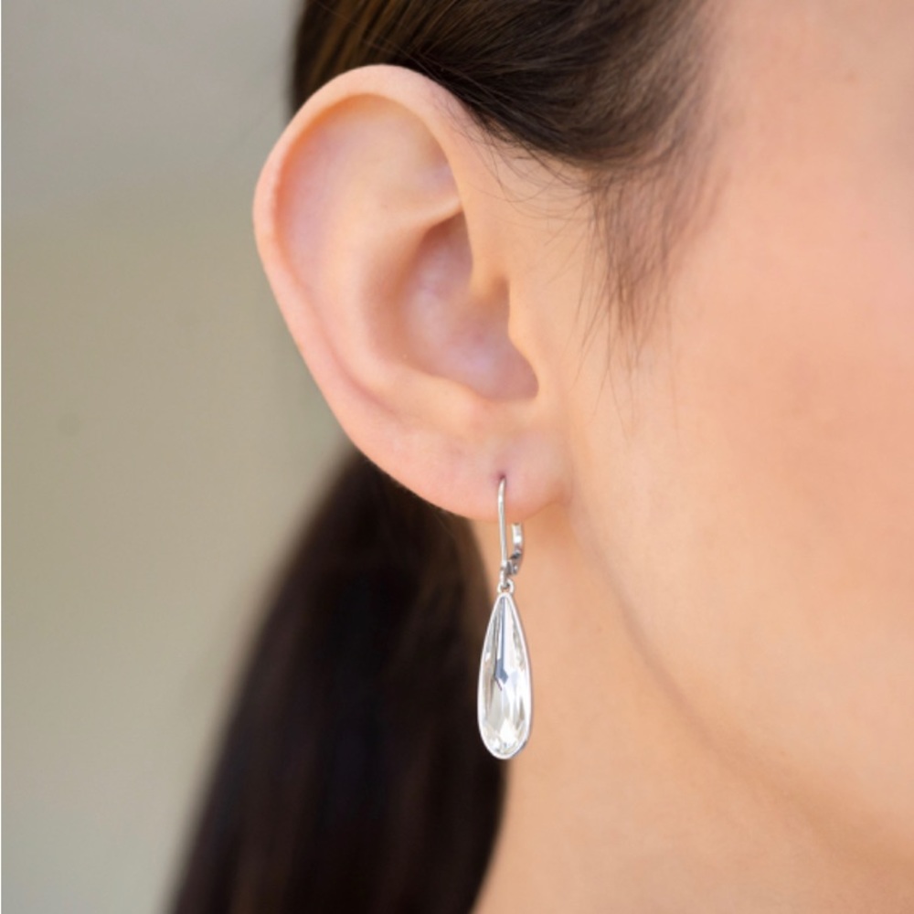 Touchstone Crystal by Swarovski Mini Navette Earrings